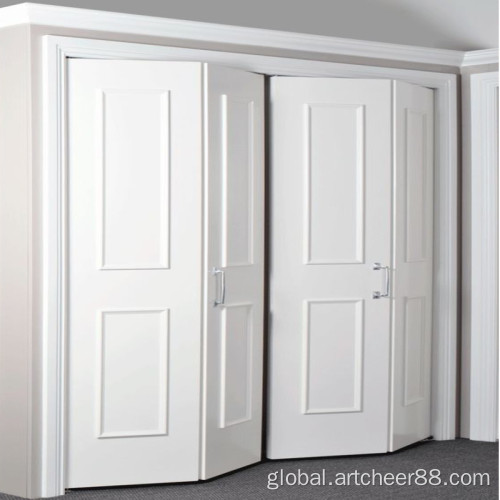 Closet Cabinet Pu painting finished folding door wardrobe Manufactory